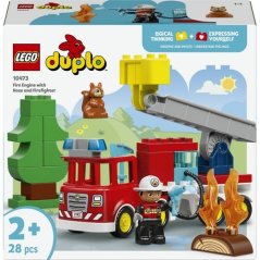 Lego Duplo 10473 Hasičské auto s hadicí a hasičem