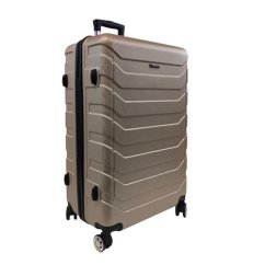 Bavy Cestovní kufr skořepinový 28" Ribs Gold beige