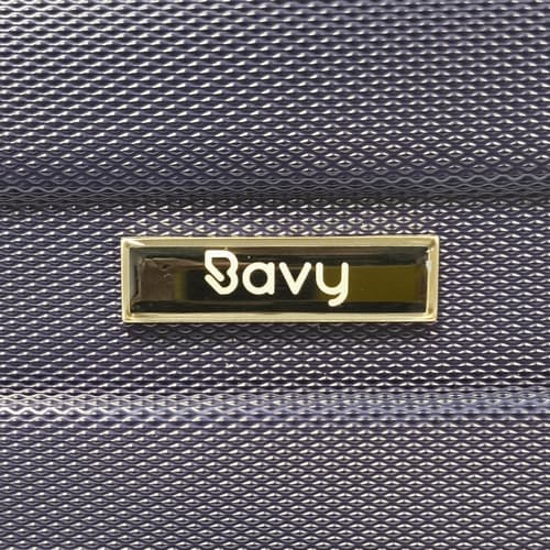 Bavy Cestovní kufr skořepinový 20" Ribs  Navy