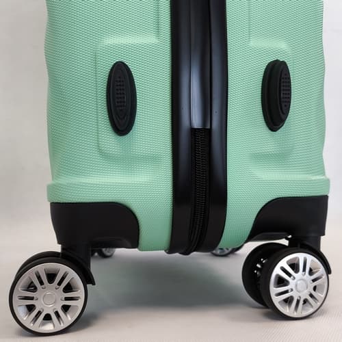 Bavy Cestovní kufr skořepinový 24" Waves Light green
