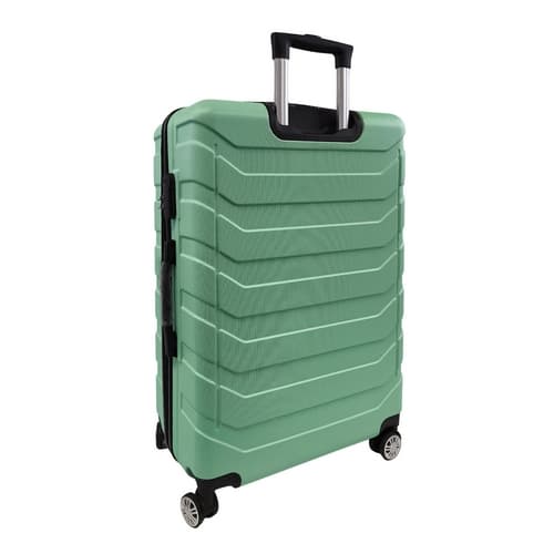 Bavy Cestovní kufr skořepinový 28"  Ribs Light green