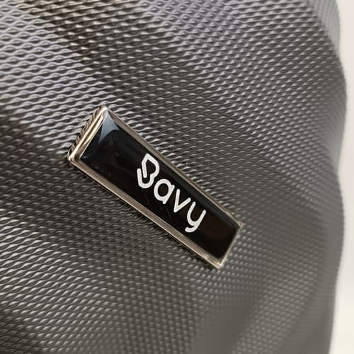 Bavy Cestovní kufr skořepinový 28" Waves Dark grey
