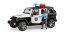 Bruder 2526 Jeep Wrangler Policie s figurkou policisty