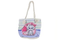 Kabelka přes rameno s kočičkou
