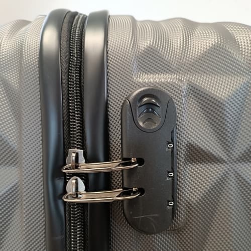 Bavy Cestovní kufr skořepinový 24" Diamond Dark grey
