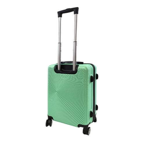 Bavy Cestovní kufr skořepinový 20" Circle Light green
