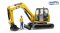 Bruder 2466 Minibagr CAT s figurkou