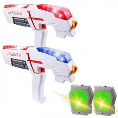TM Toys Laser-X pistole na infračervené paprsky – dvojitá sada