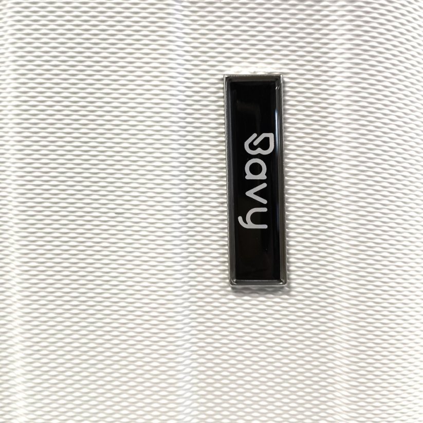 Bavy Cestovní kufr skořepinový 24" Stripes White