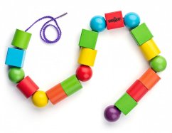 Woody Dřevěné maxi korále 60 dílů