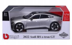 Bburago 1:18 Top Audi RS E-tron GT Silver