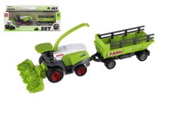 Kombajn/řezačka s vlekem plast 22cm