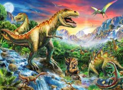RAVENSBURGER-Dinosauři 100d XXL - puzzle