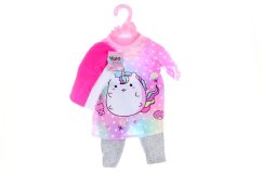 Oblečení pro panenku - třídílný set s čepičkou