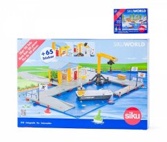 SIKU World Nakládací přístav s molem a člunem