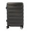 Bavy Cestovní kufr skořepinový 20"  Ribs Dark grey
