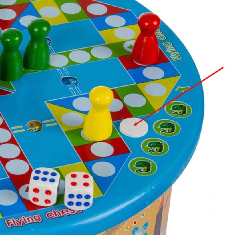 Interaktivní senzorická vzdělávací dřevěná kostka 11v1