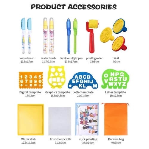 Vodní malování - set