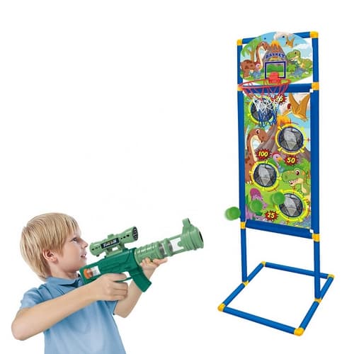 Terč a pistole na pěnové míčky