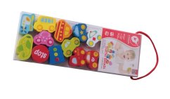 Provlékačka dopravní prostředky dřevěná 13ks