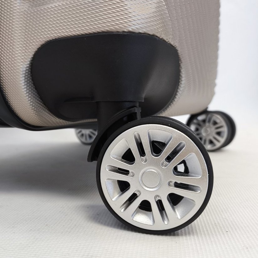 Bavy Cestovní kufr skořepinový 24" Circle Gold beige
