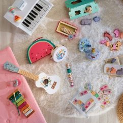 Vilac Dřevěná kytara Zvířata světa