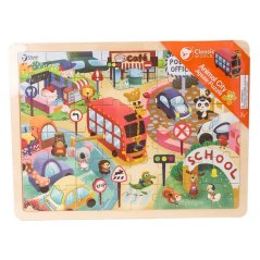 Classic World Puzzle město zvířat 49d