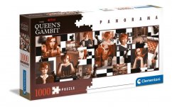 Puzzle 1000 dílků panorama - The Queen´s Gambit